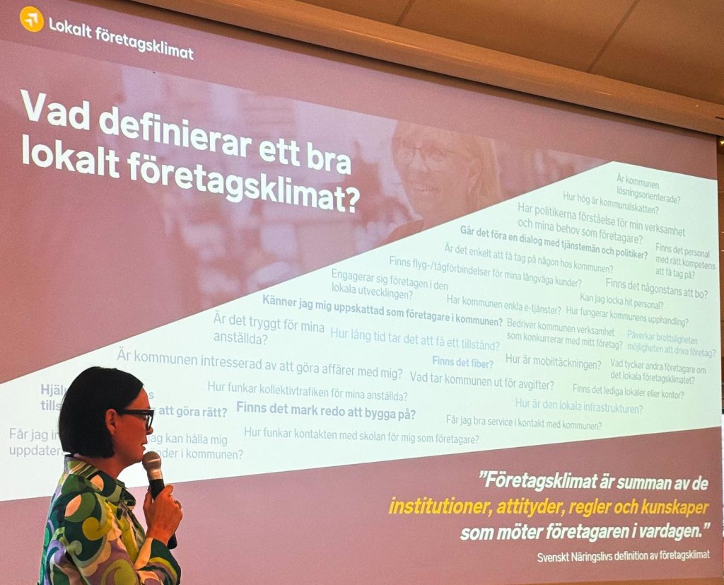 Vad är ett bra lokalt företagsklimat?