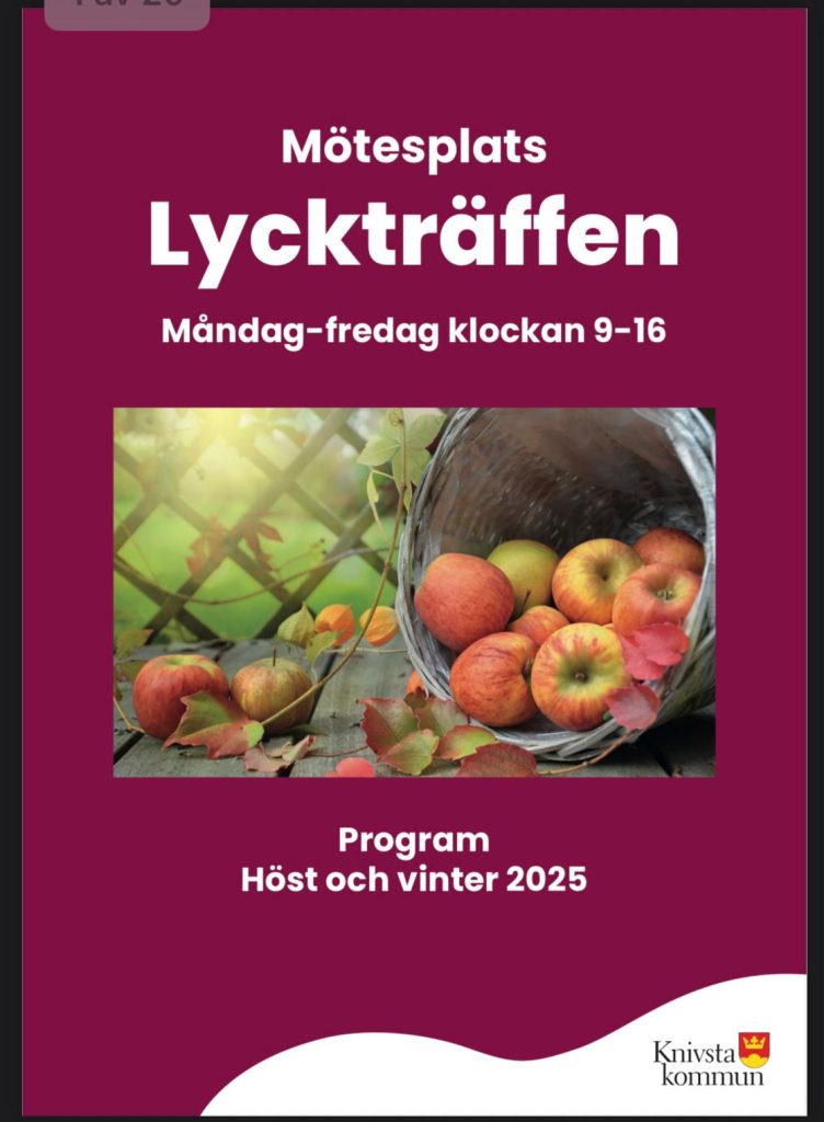 Program för Lyckträffen hösten 2025