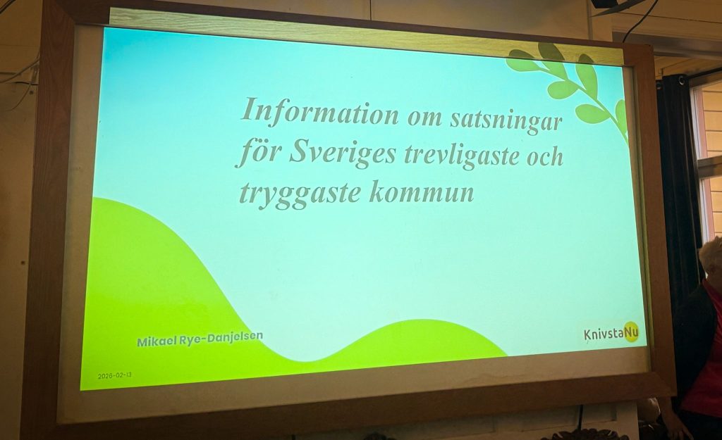 Information om satsningar