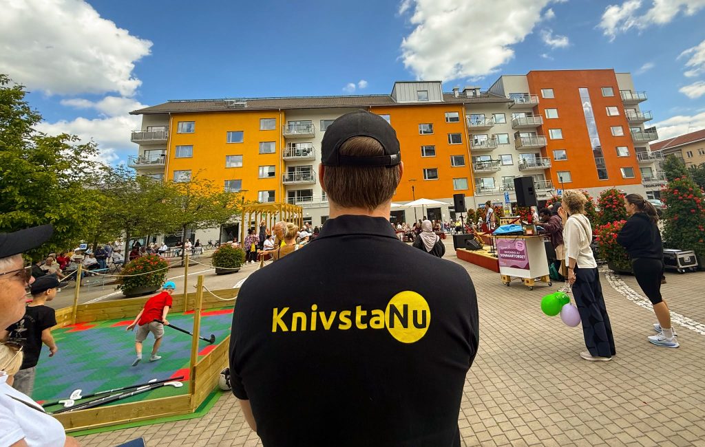 Översiktsvy över torget